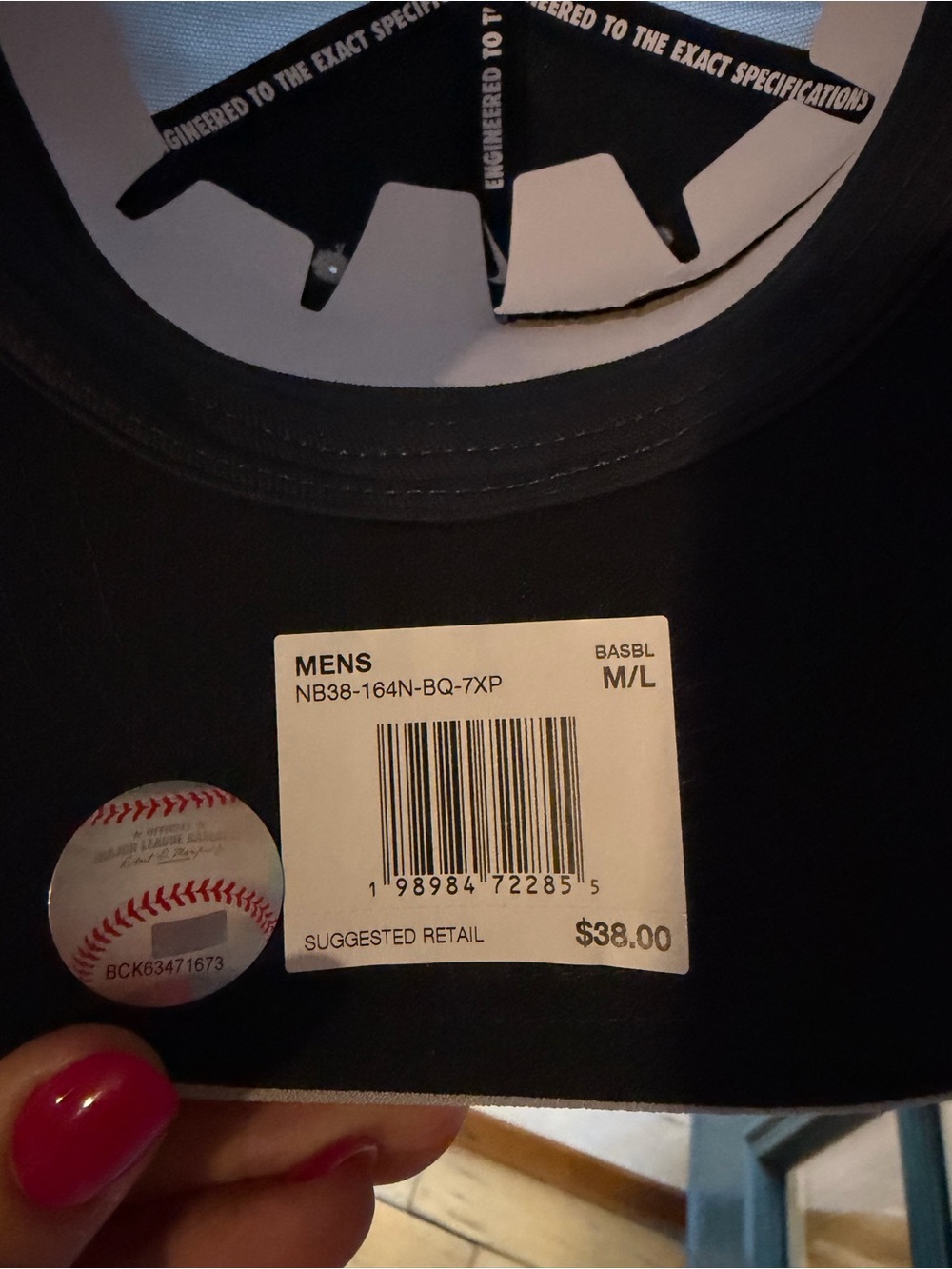 Nike Grey Boston Flexfit Hat with Red Swoosh - Picture 5 of 5